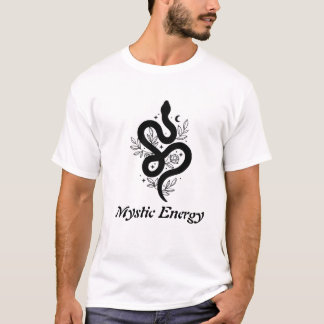 Camiseta Energia Mística | Símbolo de Cobra espiritual T-Sh