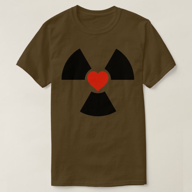 Camiseta Energia nuclear apaixonada (Frente do Design)