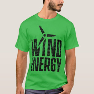 Camiseta Energia renovável com turbinas eólicas 13