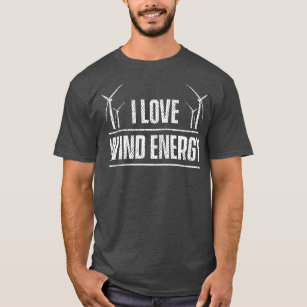 Camiseta Energia renovável com turbinas eólicas 14