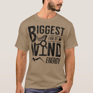 Camiseta Energia renovável com turbinas eólicas 5