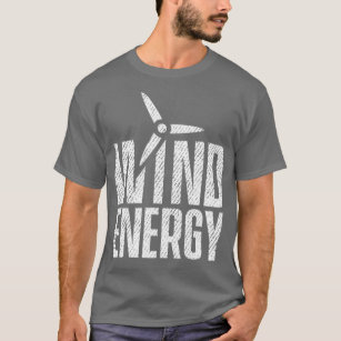 Camiseta Energia renovável com turbinas eólicas 6