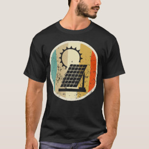 Camiseta Energia renovável Energia solar solar fotovoltaica