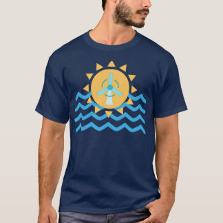 Camiseta Energia renovável por ícone