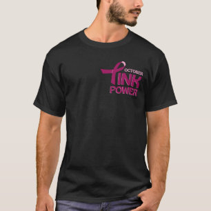 Camiseta Energia rosa de outubro