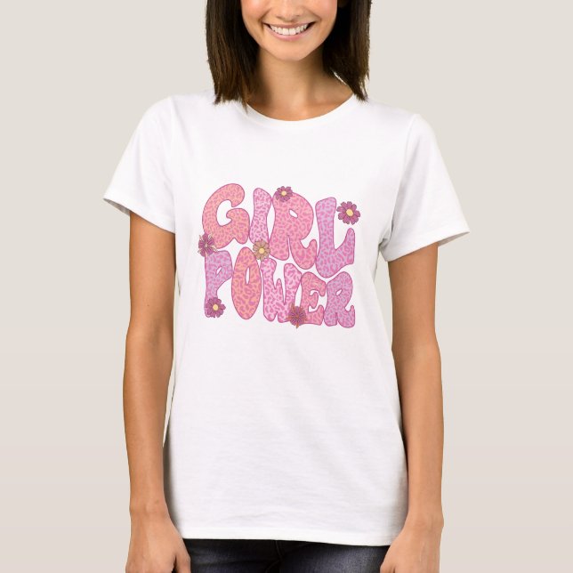 Camiseta Energia Rosa Leopardo (Frente)