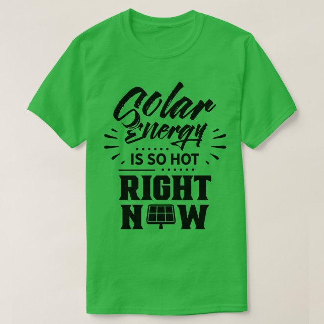 Camiseta Energia solar 18 (Frente do Design)