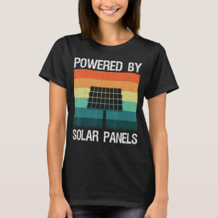Camiseta Energia solar de energia renovável Energia solar E