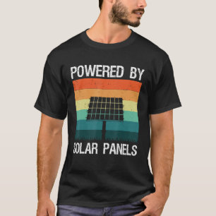 Camiseta Energia solar de energia renovável Energia solar E