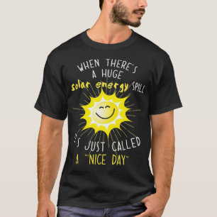 Camiseta Energia Solar E Energia Solar Renovável