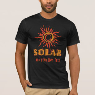 Camiseta Energia solar Energia Renovável Alterações Climáti