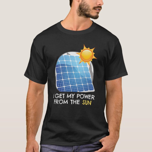 Camiseta Energia Solar Fotovoltaica Solar (Frente)