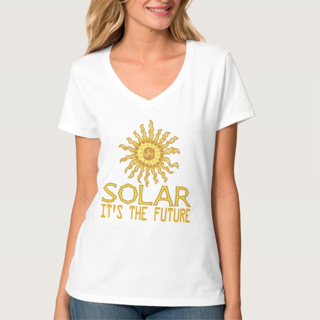 Camiseta Energia solar Futuro (Frente)