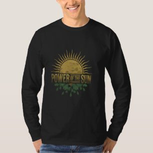 Camiseta Energia Solar Renovável Energia Potência do Sol