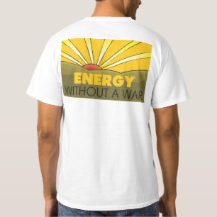 Camiseta Energia Solar Sem Guerra, Ambiente Sustentável