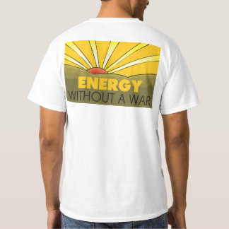 Camiseta Energia Solar Sem Guerra, Ambiente Sustentável