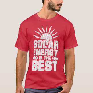 Camiseta Energia solar solar de potência solar 11
