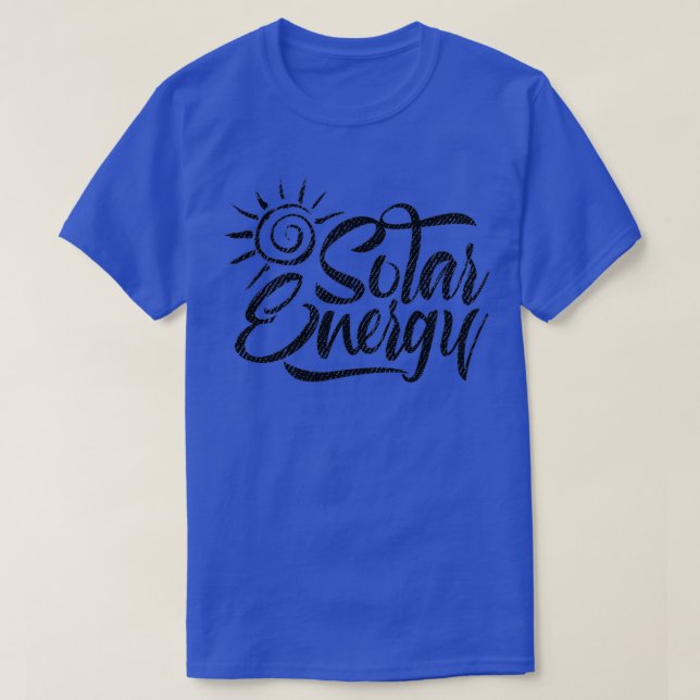 Camiseta Energia solar solar de potência solar 13 (Frente do Design)