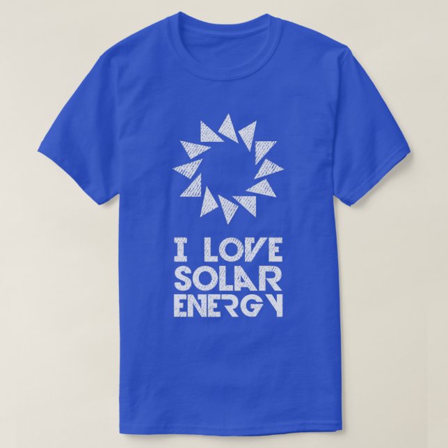 Camiseta Energia solar solar de potência solar 17 (Frente do Design)
