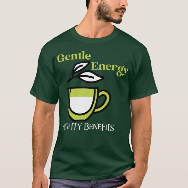 Camiseta Energia Suave, Benefícios Poderosos — Víblias De B (Frente)