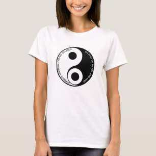 Camiseta Energias Opostas, Balança de Crio Yin Yang