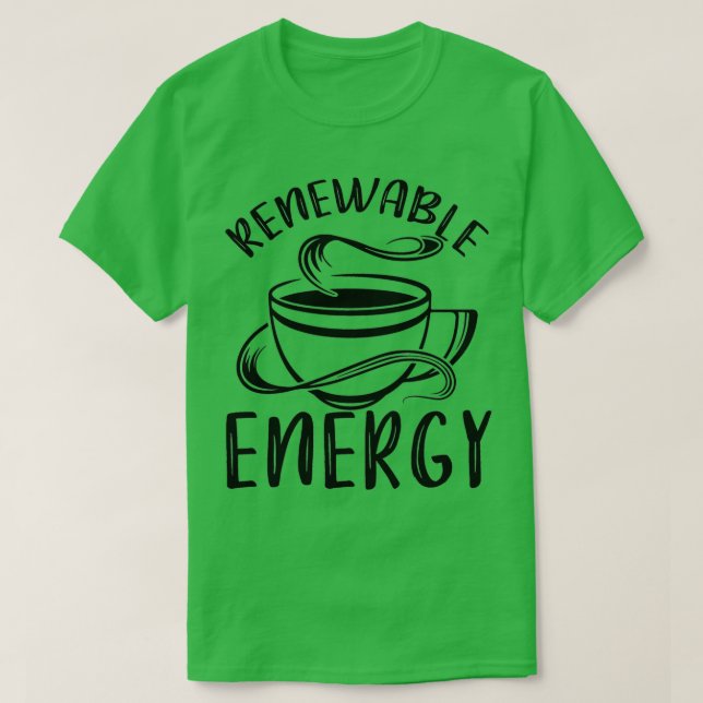 Camiseta Energias renováveis (Frente do Design)