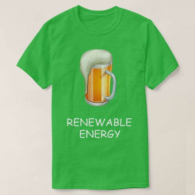Camiseta Energias renováveis (Frente do Design)