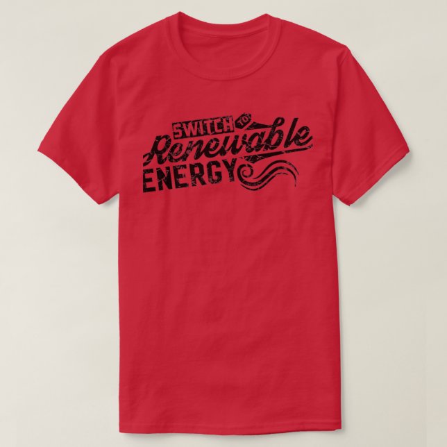 Camiseta Energias renováveis 1 (Frente do Design)