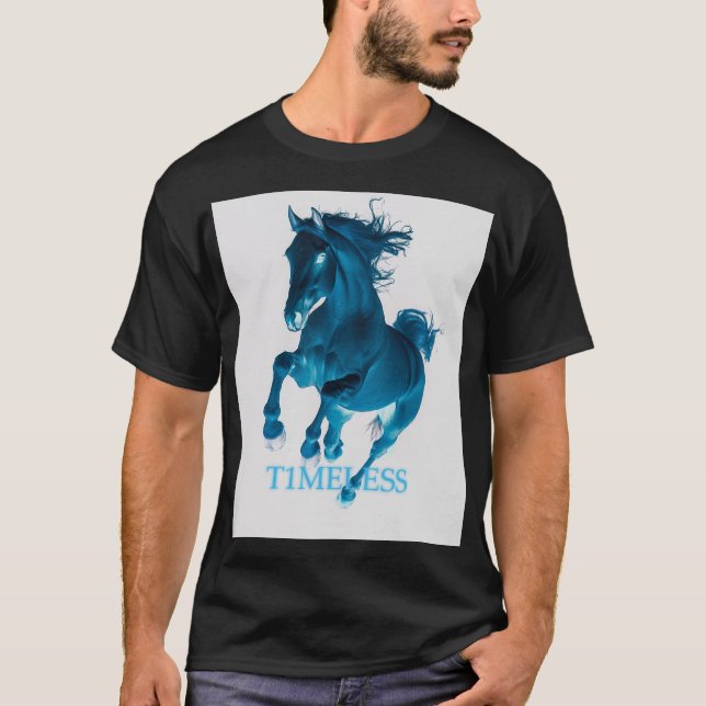 Camiseta Energizing Elegance: Horse in Motion (Frente)