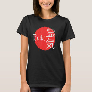 Camiseta Energy Chakra Holism Curando o Estilo Japonês Reik