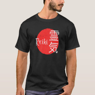 Camiseta Energy Chakra Holism Curando o Estilo Japonês Reik
