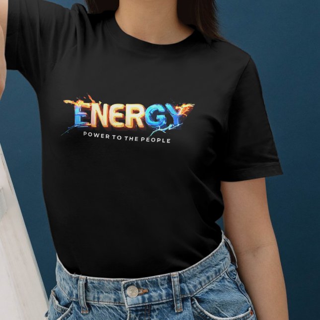 Camiseta Energy - Power to the People für Trendsetter (Criador carregado)