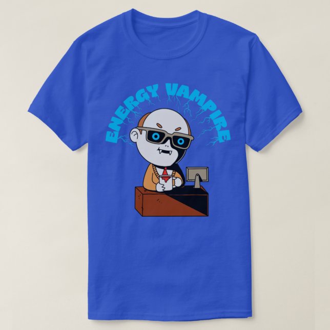 Camiseta Energy Vampire (Frente do Design)