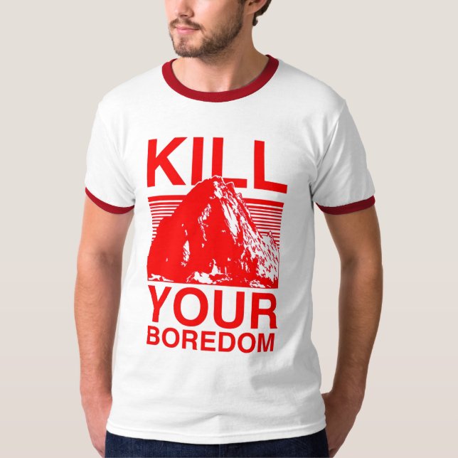 Camiseta Enfado do matar (Frente)