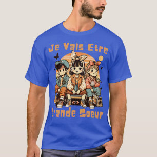 Camiseta Enfant Future Grande Soeur 2025 Annonce Je Vais Et