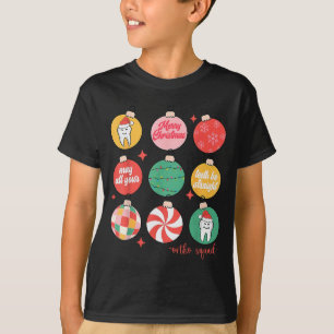 Camiseta Enfeite de Natal Ortodôntico Ortodontia Esquadra D