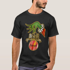 Camiseta Enfeite de Papagaio com Laço de Leopardo Personali