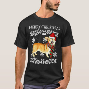 Camiseta Enfeite Natalino Pembroke Welsh Corgi Natal