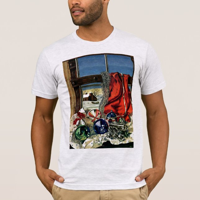 Camiseta Enfeites de natal (Frente)