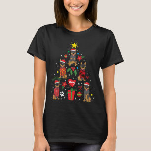 Camiseta Enfeites de natal de Heeler Azul-Gado Australiano