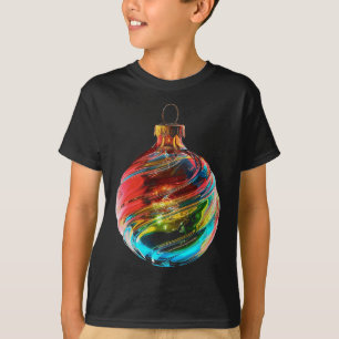 Camiseta Enfeites de natal X-mas Family Art Natal Orna