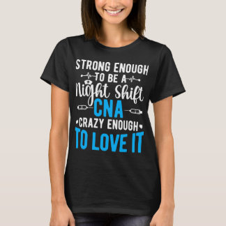 Camiseta Enfermagem à Noite Completa Com Nún Certificação D