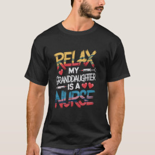Camiseta Enfermagem Avó Relaxe Minha Netinha É Uma Enfermei