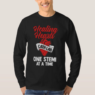 Camiseta Enfermagem Cathlab Cura Corações Cateter Enfermeir