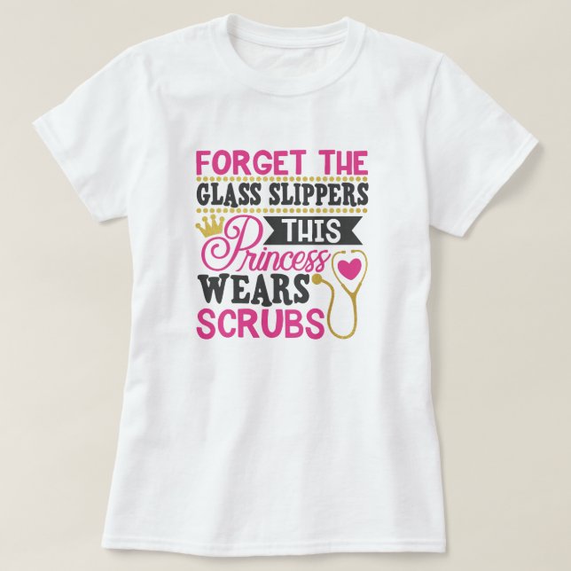 Camiseta Enfermagem com T-Shirt (Frente do Design)