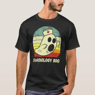 Camiseta Enfermagem de Cardiologia de Fantasma de Halloween