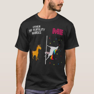 Camiseta Enfermagem de Fertilidade IVF Unicorn Outros 