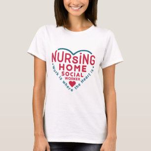 Camiseta Enfermagem do Coração de Apreciação do Trabalhador