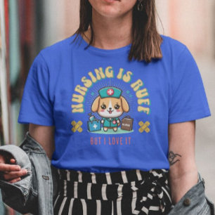 Camiseta Enfermagem É Ruff Mas Eu Adoro