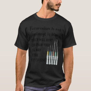 Camiseta Enfermagem Esta Injeção Dói Menos Que Sua Tatuagem